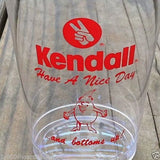 KENDALL OIL DRINK Drop Plastic Cups 1980s
