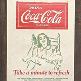 COCA COLA Coke Bottle PROTECTOR Minute Refresh 1932
