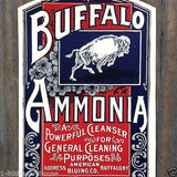 BUFFALO AMMONIA Bottle Label 1910s