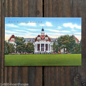 MOUNT ST. MARY NH Linen Postcard 1930s