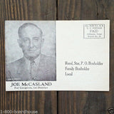 TEXAS CONGRESSIONAL Campaign Postcard 1950