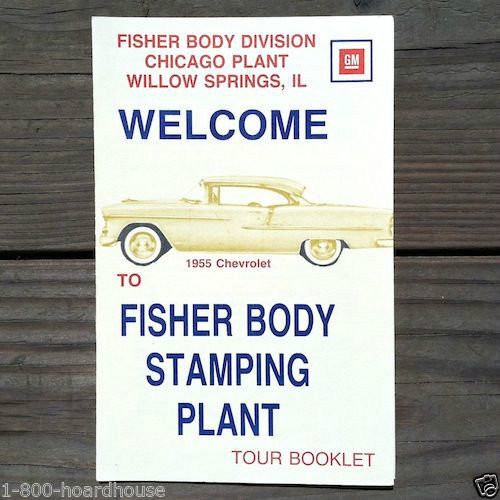 FISHER BODY STAMPING PLANT Tour Booklet 1970s