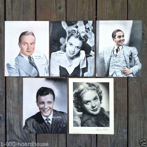 MOVIE STAR STUDIO Fan Pictures 1938-1940s
