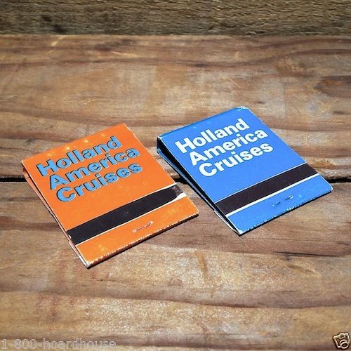 HOLLAND AMERICA CRUISES Matchbook Matches 1970s