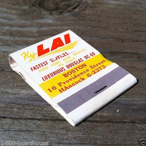 LAI AIRLINES Matchbook Matches 1960s
