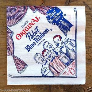 PABST BLUE RIBBON BEER Paper Napkins 1950s