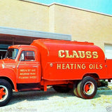 CLAUSS HEATING OIL Postcard 1950s 