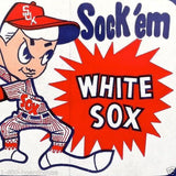 SOCK'EM WHITE SOX Baseball Decal 1970s