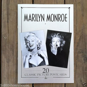 MARILYN MONROE POSTCARD Book 20 Classic Cards 