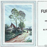 FERGESON FURNITURE Spring Funeral Ink Blotter 1920s