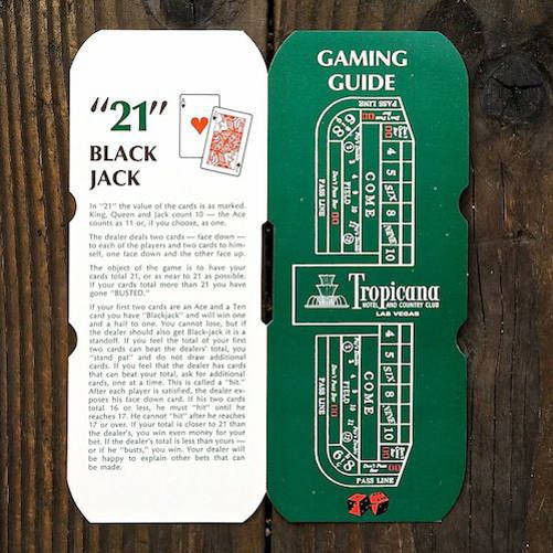 Tropicana Casino Playing Cards