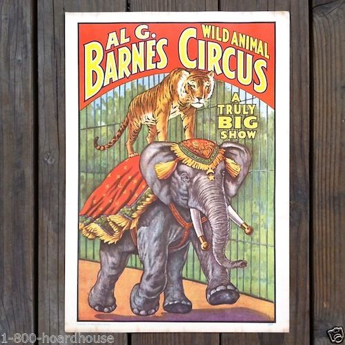 BARNUM & BAILEY World Museum Posters Collection 1960s