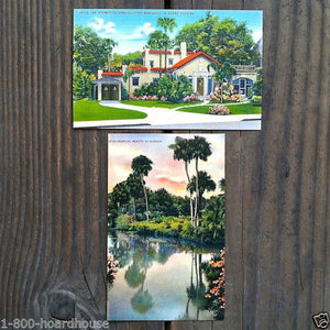 FLORIDA LINEN Postcards 1930s