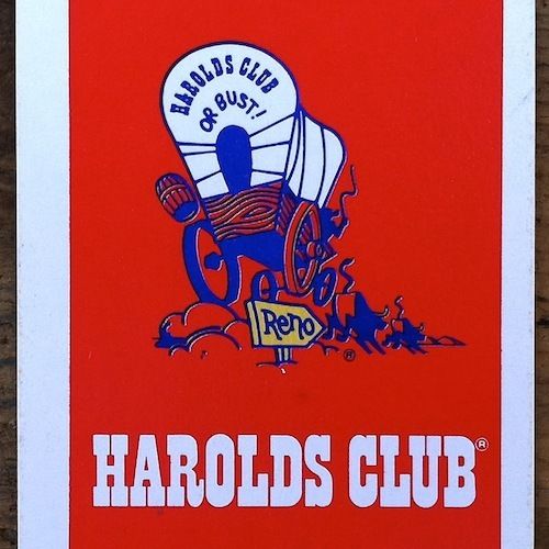 HAROLDS CLUB NEVADA CASINO Playing Card – BestLittleHoardHouse
