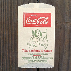 COCA COLA Coke Bottle PROTECTOR Minute Refresh 1932