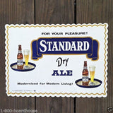 10 Vintage Original STANDARD DRY ALE BEER PAPER Placemats 1940s NOS Unused Stock
