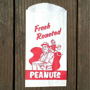 10 FRESH ROASTED PEANUTS Snack Bags 1940s