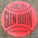 GLEN BURN Coal Scatter Tags Card 1930s